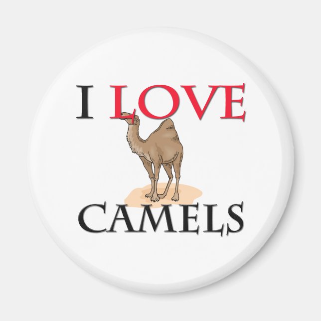 I Kärlek Camels Magnet (Framsidan)