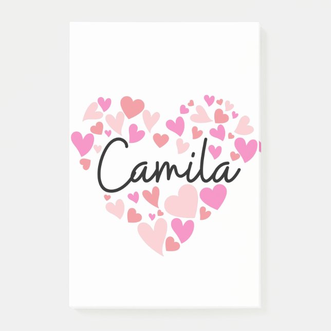 I kärlek Camila Post-it Block (Framsida)