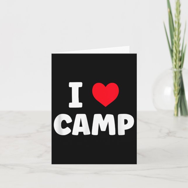 I Kärlek Camp Summer Camp Glamping Kort (Framsida)
