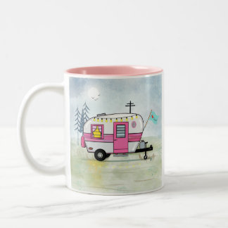I Kärlek Camping Coffee Mugg