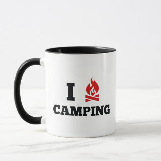 I Kärlek Camping Coffee Mugg