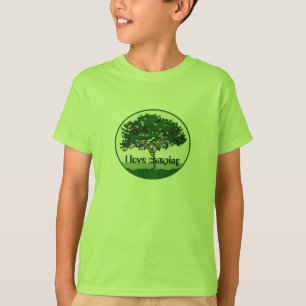 I kärlek Camping Kids T-shirts