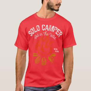 I Kärlek Camping Solo Campers Campfire T Shirt