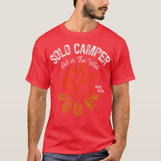 I Kärlek Camping Solo Campers Campfire T Shirt