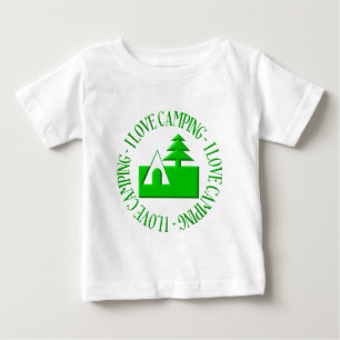 I kärlek camping tee shirt
