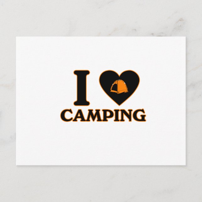 I Kärlek Camping Vykort (Framsida)