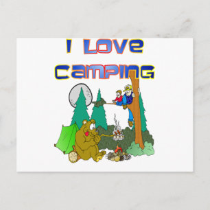 I Kärlek Camping Vykort