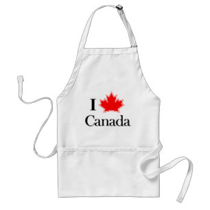 I KÄRLEK CANADA APRON FÖRKLÄDE