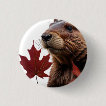 I Kärlek Canada - Canadian Beaver med Löv