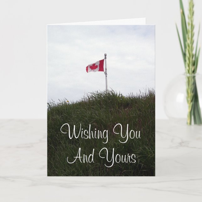 I Kärlek Canada Greeting Card Kort (Framsida)