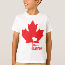 I kärlek Canada Maple Löv Tee