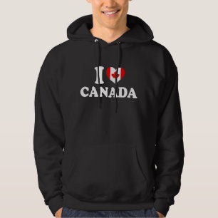 I Kärlek Canada - Proud Canadian Hoodie