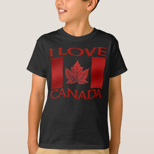 I Kärlek Canada T-shirt Organic Barn Canada Tee (Framsida)
