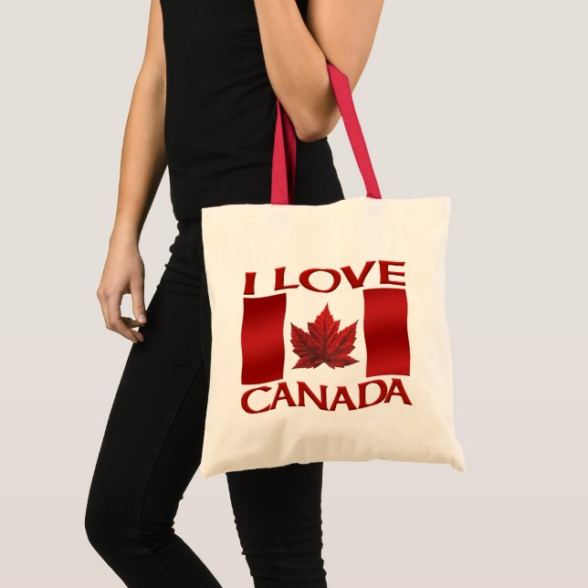 I Kärlek Canada Tote bags Anpassningsbar I Kärlek  Tygkasse (Framsida (produkt))