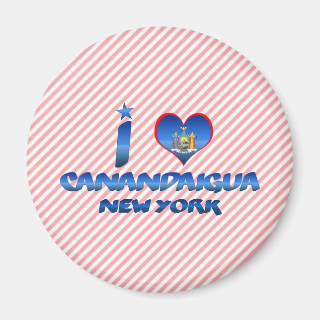 I kärlek Canandaigua, New York Magnet (Framsidan)