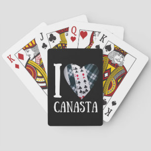 I kärlek canasta hjärta   Funny canasta Casinokort