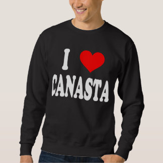 "I Kärlek Canasta" Shirt Långärmad Tröja