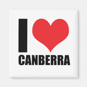 I kärlek Canberra Magnet