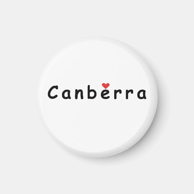 I kärlek Canberra Magnet (Framsidan)