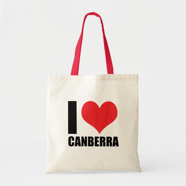 I kärlek Canberra Tygkasse (Framsidan)