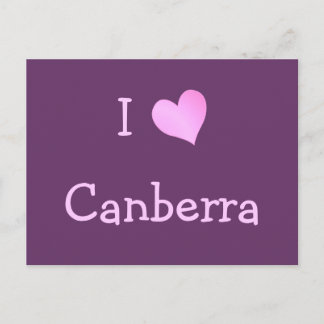 I Kärlek Canberra Vykort
