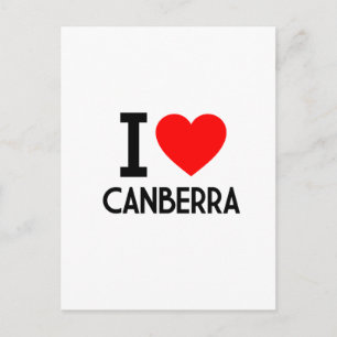 I Kärlek Canberra Vykort