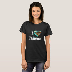 I Kärlek Cancun, Mexiko T Shirt