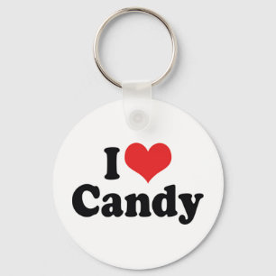 I Kärlek Candy Keychain Nyckelring