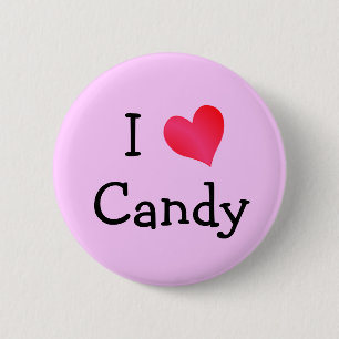 I Kärlek Candy Knapp