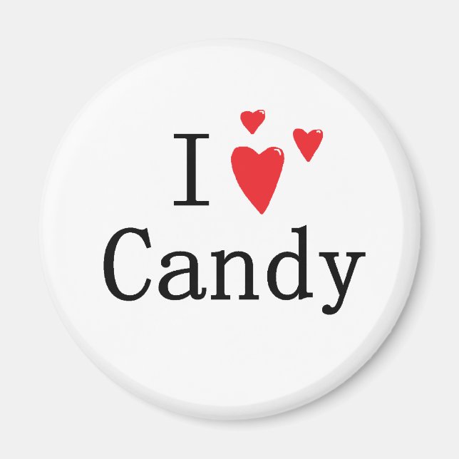 I Kärlek Candy Magnet (Framsidan)