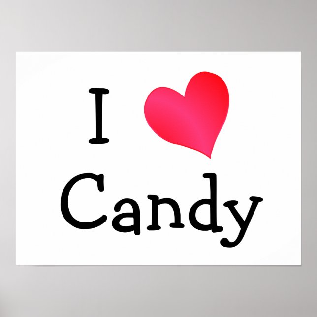 I Kärlek Candy Poster (Framsidan)