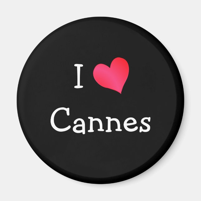 I Kärlek Cannes Magnet (Framsidan)