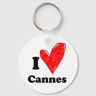 I kärlek Cannes Nyckelring
