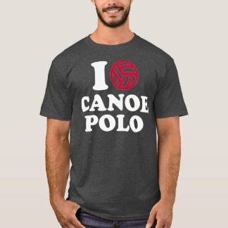 I kärlek canoe polo t shirt