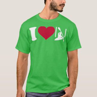 I kärlek canoe slalom 3 t shirt