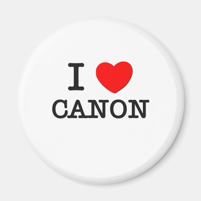 I Kärlek Canon Magnet (Framsidan)