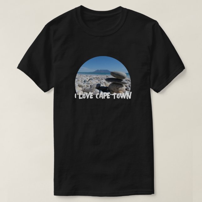 I Kärlek Cape Town Bord, Staplade Småstarna T Shirt (Design framsida)