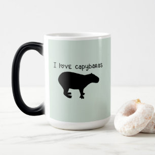 I Kärlek Capybaras Magic Morphing Mugg