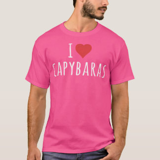 I Kärlek Capybaras T Shirt