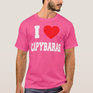 I Kärlek Capybaras T Shirt