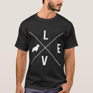 I Kärlek Cardigan Welsh Corgi T Shirt