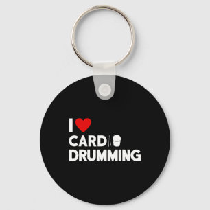 I Kärlek Cardio Drumming Gym Fitness Cl Workout Nyckelring