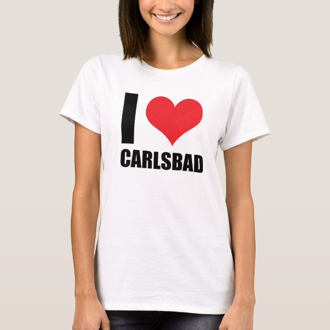 I kärlek Carlsbad T Shirt (Framsida)