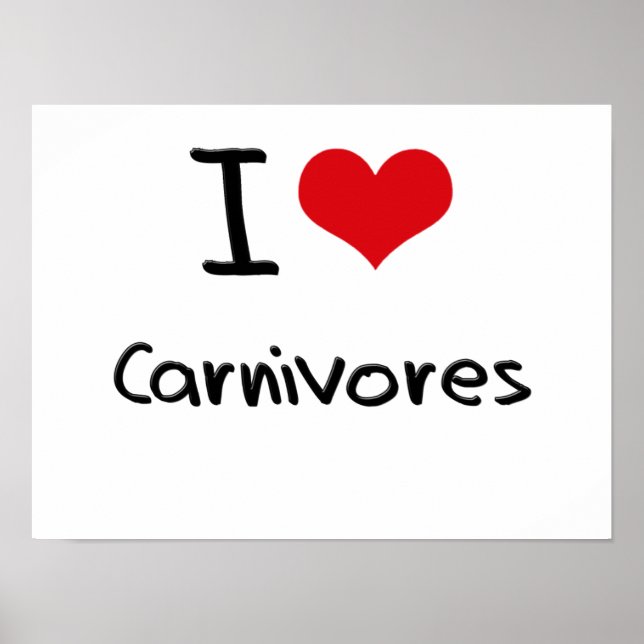 I kärlek Carnivores Poster (Framsidan)