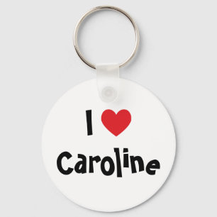 I Kärlek Caroline Keychain Nyckelring
