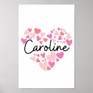 I kärlek Caroline Poster