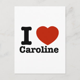 I kärlek Caroline Vykort