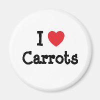 I kärlek Carrots hjärt-T-Shirt