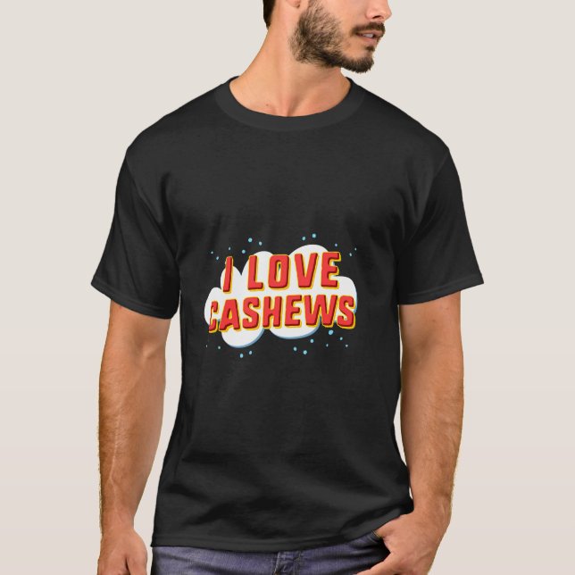 I Kärlek Cashews T Shirt (Framsida)