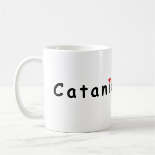 I kärlek Catania Italien Kaffemugg